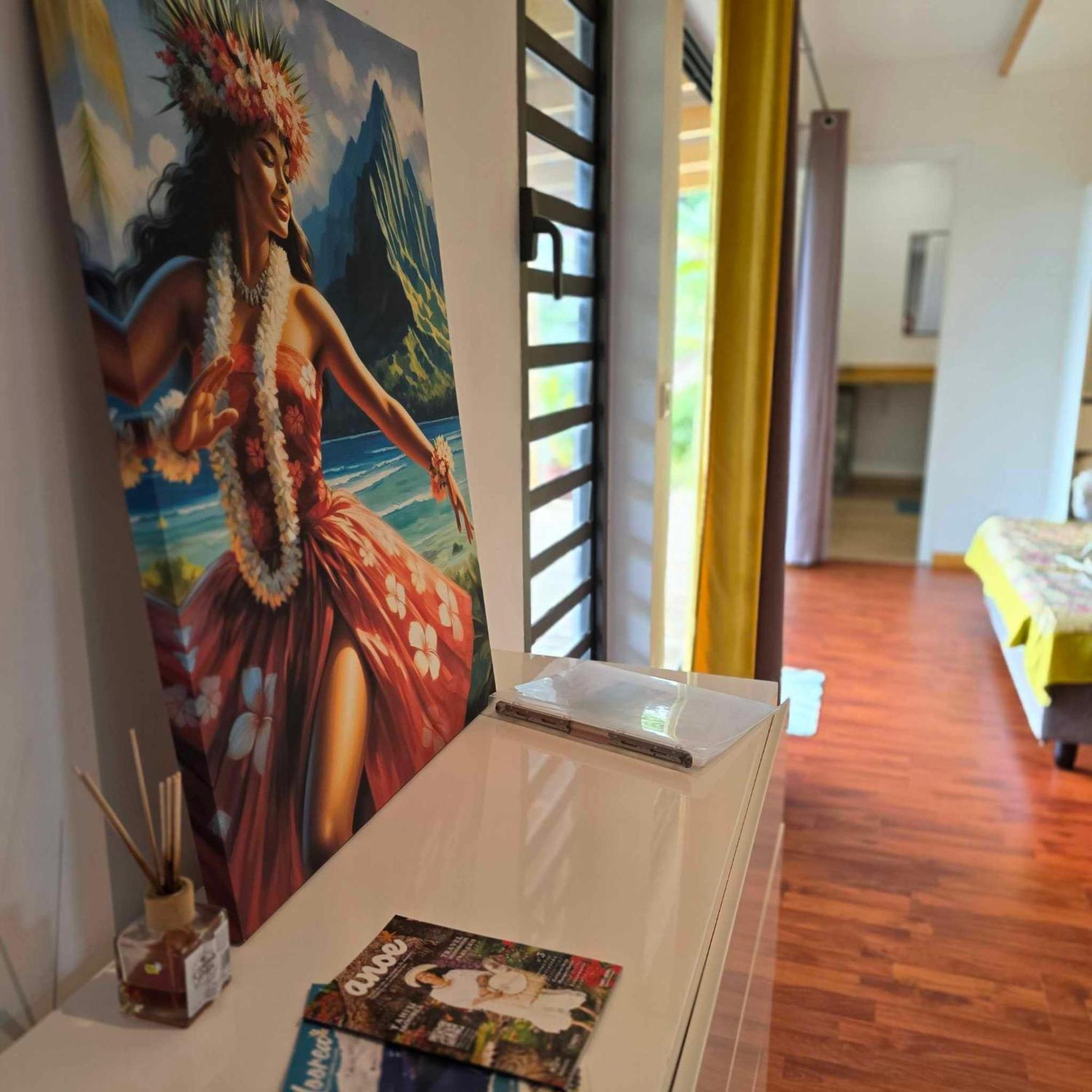 Fare Toahana, Accommodation With A Ocean View パペーテ エクステリア 写真